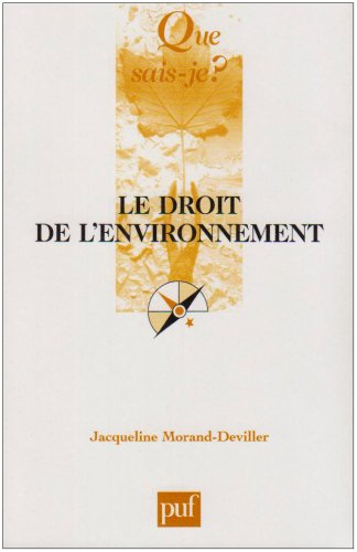 Le  Droit de l'environnement