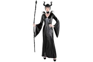 Partilandia Disfraz Bruja Maléfica Mujer Cosplay (S) (+tallas) Cine y TV