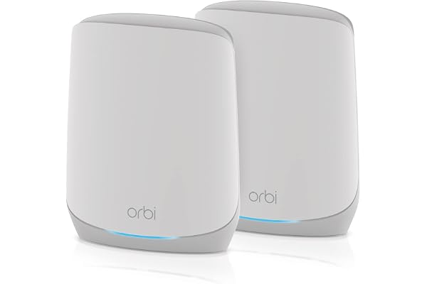 Système de réseau maillé 6 Mailles WiFi tri-Bande Orbi NETGEAR (RBK762S) – routeur + 1 répéteur Satellite, Fonctions de sécurité, 5,4 Gbit/s, Couvre 350 m2, 75 périphériques, sécurité Armor Gratuite