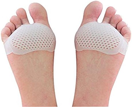 Forefoot Pads Soft Gel Forefoot Pads Protect Callus Blisters with Air Circulation for Men and Women,Metatarsal Pads (2 Pairs)