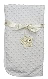 STYLE MIXX Baby Supersoft Bubble Blanket Boy Girl White Cream Cot Blanket Comforter Wrap (WHITE 19C164)