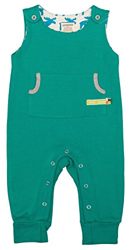 loud + proud Unisex Baby 548 Full Footies, Green (forest Fo), 18-24 months (Manufacturer size: 86/92)