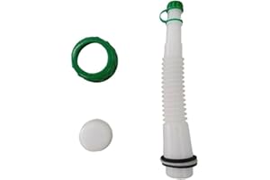 Wmool Replacement SPOUT & PARTS KIT ABS Plastic Gas Can Spout Parts Stopper Flexible Spout With Stopper Fuel Kit Vent Spout