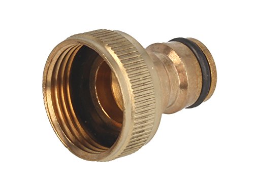 tecuro Hahnanschlussstück mit Steckkupplung und 3/4 Zoll Innengewinde - ms-blank