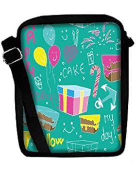 Snoogg , Damen Umhängetasche mehrfarbig multi