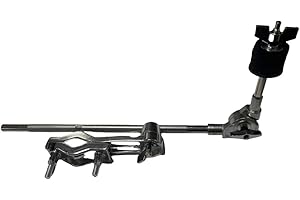 REMIXAST Schlagzeug-Set Montageklemmenständer, Beckenständer, Galgen mit Klemmhalter, Halterung, Percussion-Instrument, Trommelverlängerungsklemmen, Halter, Zubehör (Länge)