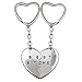 Produktbild ISHOW Silber Tone "Best Friends" Beste Freunde BFF Für immer Best Bitches Valentine Herz Anhänger Schlüsselanhänger (2 Stück)