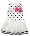 Kids Baby Girls Clothes Polka Dot Bow One-piece Dress Skirt Child Summer Dress