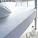 Super King Waterproof Terry Towelling Mattress Protector Breathable Anti Allergy, Anti Dust Mite, 180cm x 200cm by Quality Linen and Towels