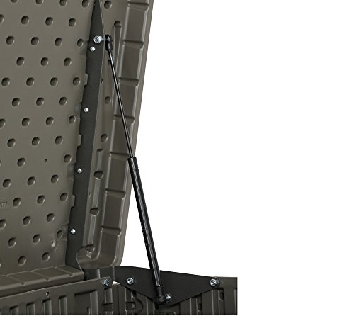 Lifetime Mülltonnenbox Kunststoff Mülltonnenbox, Gerätebox, Aufbewahrungsbox Dunkelgrau - 3