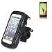 Produktbild Fahrradhalterung für Blackberry Leap, Handyhalterung Lenkstange Fahrrad Halter Motorrad Bike mount Smartphone Halter Wasserabweisend, regensicher, spritzwasserdicht