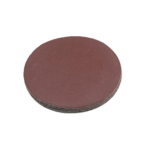 100 Stück 125 mm OHNE LOCH Exzenter Schleifscheiben P40 Körnung , red Film , Haft Klett Schleifpapier - 2