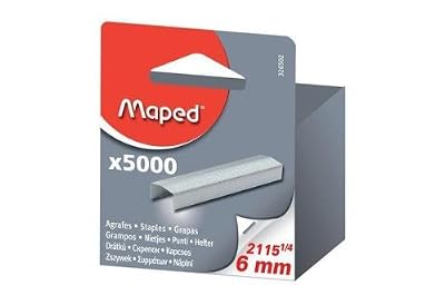 MAPED Bte de 5000 Agrafes BB 8/4 Cuivre
