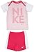 Nike Infants Sunsport T-Shirt and Shorts Set (9 - 12 Months, White/ Pink)