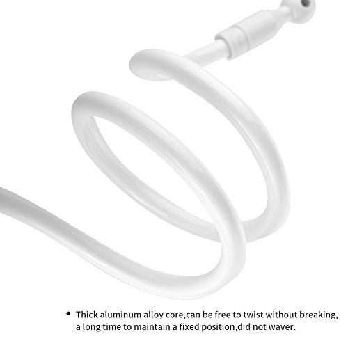 Handyhalter,Shawe 360 Drehen Handyhalter Desktop StÃ¤nder Halterung Smartphones Halter Tablet Halterung Handy Einer LÃ¤nge von 90cm, Drehen 4 - 6 Zoll Kompatibel FÃ¼r Smartphones iphone 7/ 7 Plus Samsung Galaxy S8/ S8 Plus (WeiÃŸ)