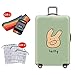 Produktbild Suitcase Cover Kofferabdeckung Travel Anti-Skid Anti-Theft-Schutzhülle Elastic Shockproof Breathable Water Wash Gepäcktasche 18-32 Zoll,2,S