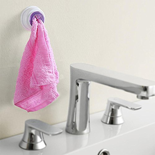 LUOEM Selbstklebend Handtuchklemme Haken Bad und Küche - 5