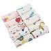 Produktbild LEADSTAR Babywaschlappen, 10pcs Baby Badetuch Musselin Waschlappen Baby Feuchttücher Baumwolle Handtuch Weiche Handtuch für Neugeborenes Baby Kinder, 30 * 30 CM