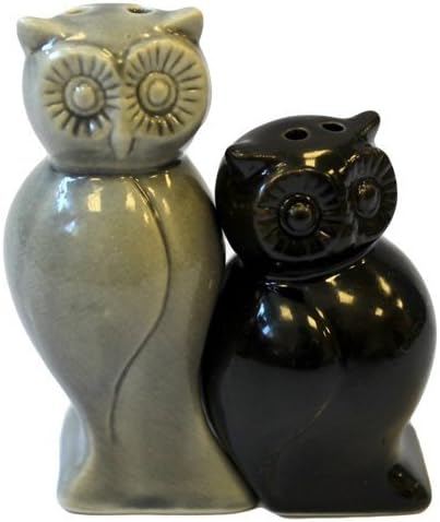 greehome Owl Salt and Pepper Condiment Dispenser