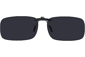 DAUCO Sonnenbrille Polarisiert Clip Aufsatz Brille for Herren und Damen Clip on Sonnenbrille Sunglasses Brillenclip