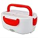 Produktbild Amilty 220V Portable Elektro-Heizung Lunchbox, Food-Grade Food Container Food Warmer for Kids Office Dinnerware Sets,Red