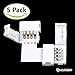 Produktbild LinkSquare 5 x 4-polig (L Shape) Schnellverbinder Verbinder Steckverbinder Adapter für 10mm Breite 5050 RGB SMD LED Flexibel Lampe Licht Strip Streifen Band Leiste Beleuchtungsstreifen
