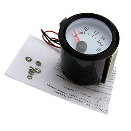 Preisvergleich Produktbild 52mm Universal Auto LED Voltanzeige Spannungsanzeige Voltmeter Zusatz