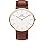 Daniel Wellington Herren-Quarzuhr mit sc...