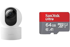 MI Xiaomi Wireless Home Security Camera 2i 2022 Edition + SanDisk Ultra® microSDXC™ UHS-I Card, 64GB 1 41ZtiCov6QL. AC UL300 SR300,200