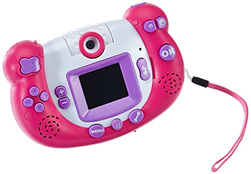 Preisvergleich Produktbild Idena 6402342 - Kids Cam Digitalkamera, mit drehbarer Linse, pink
