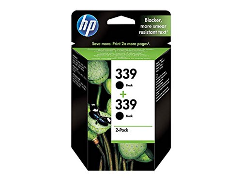 HP - Hewlett Packard DeskJet 6500 Series (339 / C 9504 EE) - original - 2 x Printhead black - 860 Pages - 21ml