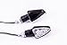 Produktbild Seitronic® Set Universal Motorrad / Quat / ATV LED Blinker in SCHWARZ MATT mit E Prüfzeichen HF101026BLK 6