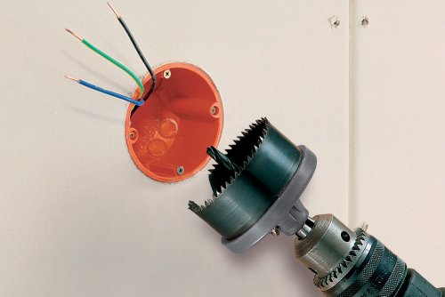 Wolfcraft 8918000 1 Lochsägen-Set, ø 68, 74, 80, 90, 100 mm - 2