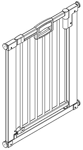 Geuther Türschutzgitter Easylock Natur - 5
