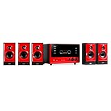 dvd home cinema carrefour ELEGANCIA: El diseño del sistema de sonido envolvente oneConcept V51 convence debido a su elegancia y sobriedad, la cual se adapta a todo tipo de estilos de decoración. Su superficie lacada en color rojo le da un toque de distinción y modernidad.