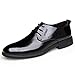 Produktbild Ofgcfbvxd Business Ankle Schuh für Herren Fashion Classic Business Leder Oxford weiche hochwertige Formelle Schuhe für Anzug Kleid Hochzeit Arbeit (Color : Schwarz, Größe : 43 EU)