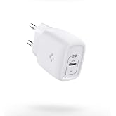 Spigen 20W USB-C Mini Hızlı Şarj Aleti/Şarj Isısını D&uuml;ş&uuml;r&uuml;r GaN Destekli Akım Korumalı G&uuml;&ccedil; Adapt&ouml;r&uuml; iPhone & Android & iPad T