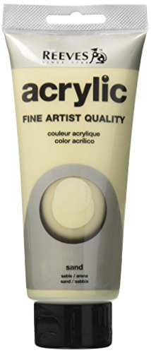 Reeves Acrylfarbe Acrylic, hohe Pigmentierung, 75ml Tube - Sand