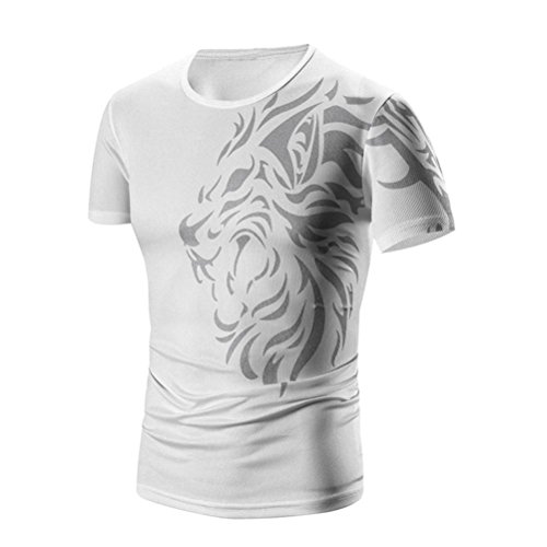 Preisvergleich Produktbild Kobay Herren Sommer Mode Druck Kurzarm T-Shirt