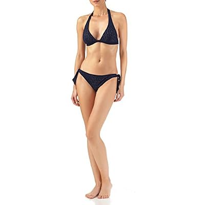 Vilebrequin Haut de maillot triangle foulard Ronde des Tortues Femme - bleu marine - XL