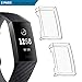 Produktbild SPGuard Silikon Schutzhülle Kompatibel mit Fitbit Charge 3-2 Pack, TPU schützende klare Displayschutzfolie Fall Ultra-dünne Abdeckung Geeignet Fitbit Charge 3 Gesundheits und Fitness-Tracker