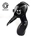 Produktbild XY Fancy Damen Herren Retro Steam Punk Pest Vogel PU Leder Arzt Maske Metall Rahmen Halloween Party Cosplay Requisiten, Weiß