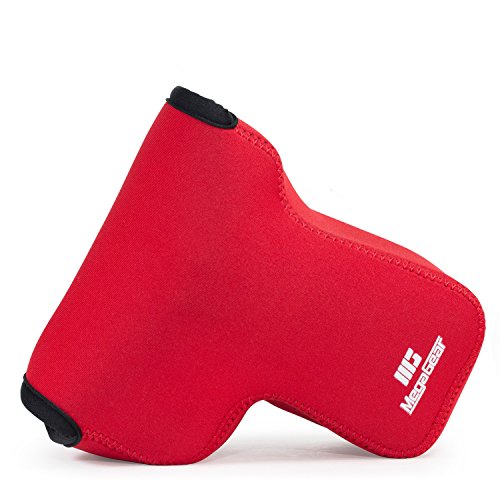 MegaGear MG1114   tui avec Mousqueton en N  opr  ne pour Appareil photo Nikon Coolpix P900 P900S Rouge