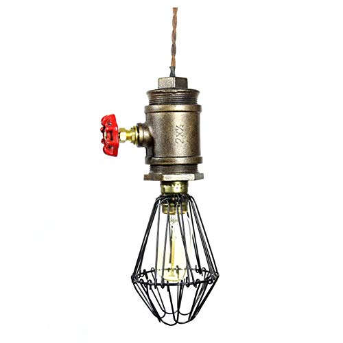 Preisvergleich Produktbild BERGHT Weinlese Pendelleuchte, Retro Eisen Metall Steampunk Hängende Lampe forAnkleidezimmer Küche Esszimmer kronleuchter