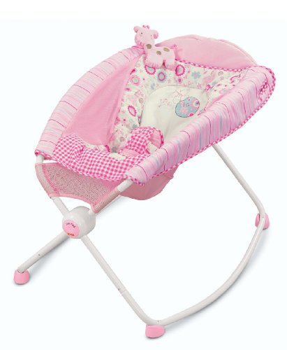 Fisher-Price Newborn Rock n' Play Sleeper, Pink Gingham and Giraffe