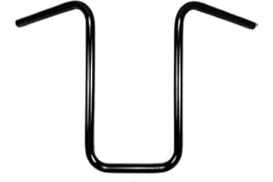 WESTLAND CUSTOMS 1 Pouce (25,4mm) Guidon Narrow Ape Hanger 44cm Noir universel
