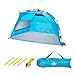 Produktbild Lumaland Outdoor Strandmuschel Blau Pop Up Strandzelt inkl. Heringe und Tragetasche ca. 230 x 125 x 120 cm
