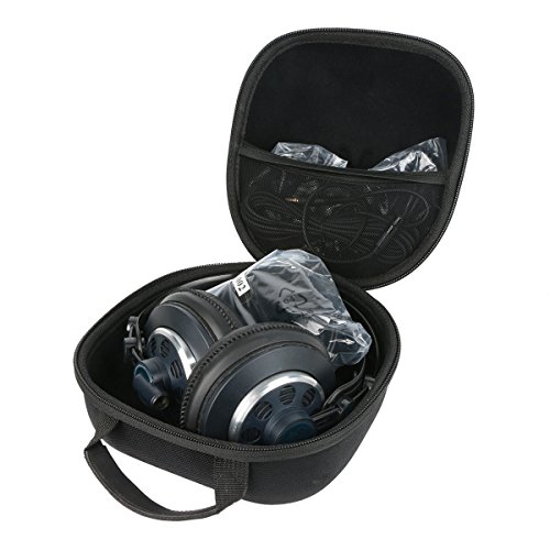 Para AKG K 240 K240 MKII K702 Studio Auriculares DJ de diadema abiertos EVA Duro Viaje Estuche Bolso Funda by Khanka