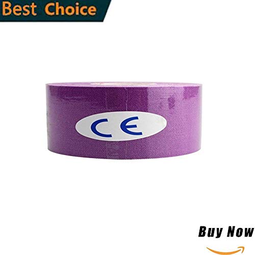 Preisvergleich Produktbild CHINAJIAODAI Doppelseitiges Klebeband 2 Rollen Gummiband Kinesiologie Sportliche Erholung Kniepolster Sport Sicherheit Muskelschmerzen Schmerzlinderung Knieschützer Unterstützung Gym Fitness Bandage