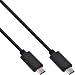 Produktbild InLine USB 3.1 Kabel - Typ C Stecker/Stecker - PD2.0 - schwarz - 0,5m, 35706